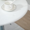Mesa De Bar Alta HOMCOM Regulable En Altura Y Giratoria 360° - Diseño Moderno Con Base Redonda, Ideal Para Cocina, Comedor O Cafetería