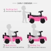 HOMCOM Kids Ride-on Push Car 3 In 1 Benz G350 Baby Floor Slider Walker White~5056534501495 07c Mp