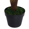 Outsunny Palma in Plastica Decorativa Pianta Tropicale Finta con Vaso