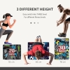 HOMCOM Plyo Box 3 In 1 Con 3 Altezze 51cm 61cm 75cm, Jumping Box Pliometrico Per Crossfit, MMA E