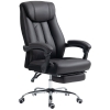 Sedia Da Ufficio HOMCOM Con Braccioli In Legno - Grigio - Regolabile In Altezza 84-94 Cm - Girevole - Carico 120 Kg - 2