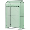 Serre De Jardin 100x50x150 Cm Transparente – Protection Plantes, Porte Zippée, Acier/PVC, Montage Facile
