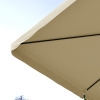 Premium Outsunny 3m Cantilever Parasol: Crank Handle, 6 Ribs, Brown - Get Shade & Comfort Now!
