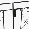 Arche de jardin arche à rosiers style fer forgé dim. 120L x 30l x 226H