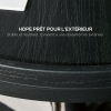 Plateau De Table Rond Réglable Pour Parasol - Trou Central 38 Mm - Résistant Aux Intempéries - Pour Jardin, Piscine - 10