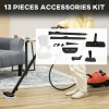 HOMCOM 13-PC Steam Mop: Tile, Carpet, Grout Cleaner main image 1