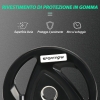 SPORTNOW Set 2 Dischi Pesi da 20kg in Gomma e Foro 5cm Blu | Italy