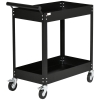 Carrello Porta Attrezzi A 3 Ripiani Con Ruote - Acciaio Resistente, Carico Max 150 Kg, Dimensioni 83x35,3x76 Cm, Colore Rosso