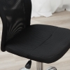 Vinsetto Sedia Ufficio In Rete Beige - Senza Braccioli, Girevole Con Ruote, Altezza Regolabile 90-100 Cm, Portata 120 Kg - 4