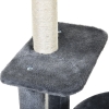 PawHut Albero Tiragraffi Per Gatti Con Casetta Lettino Pali In - 7