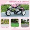 HOMCOM 6 In 1 White Kids Tricycle W/ Removable Handle For 1.5 Year - Foto 4