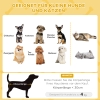 MidWest Quiet Time Deluxe Haustierbett – 76x48 Cm, Schwarze Fellmatte, Rutschfest & Maschinenwaschbar!