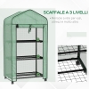 Worth Serra Da Giardino Mini 5 Livelli Con Ruote – 190x68x48 Cm – Copertura In PVC, Telaio Metallico - 4