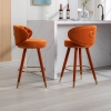 Set Di 2 Sgabelli Da Bar Regolabili In Altezza 55-75 Cm Con Rotazione 360° E Poggiapiedi, Rivestimento In Pelle PU, Colore Grigio