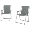Outsunny Set Da Giardino Con 2 Poltrone E Tavolino Da Caffè In Rattan Pe Con Cuscini Grigio 91851482