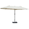 BLUU Sunbrella-Sonnenschirm Mit 3 Etagen – Terrassenschirm Aus Aluminium, Lichtecht Mit 10 Jahren Garantie