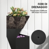 Clever Pots Vaso di Plastica per Piante, Lungo 60 cm, Fioriera da Balcone con Fori di Drenaggio, Vasi da Esterno e Interno, Resistenti Alle Intemperie per Fiori, Piante, Terrazze e Patio, Terracotta