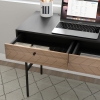 Scrivania Allungabile Con 2 Cassetti Tavolo Consolle Estensibile Studio Salvaspazio Con Ripiano Soggiorno Camera Ingresso 99 X 88 X 36 Cm Bianco 87617567