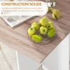 Table Extensible Table à Manger Extensible HOMCOM 140-180 X 80 Cm - Effet Bois Naturel, Pour 6 à 8 Personnes, Design Moderne Table Cuisine Rectangulaire Effet Bois Table Extensible Table à Manger Extensible HOMCOM 140-180 X 80 Cm - Effet Bois Naturel, Pour 6 à 8 Personnes, Design Moderne Table Cuisine Rectangulaire Effet Bois