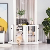 PawHut Absperrgitter Hund Freistehendes Schutzgitte Produktbild-Vorschau 7
