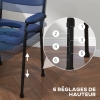 Grand tapis de lavage pour les pieds - En silicone antidérapant - Pour