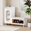 Banc à Chaussures Avec Tiroir Et Coussin - Rangement Jusqu’à 6 Paires, 120 Kg Max