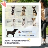 Passeggino Per Cani Pieghevole PawHut - Grigio, 75x45x97 Cm, Portata 10 Kg - Foto 5