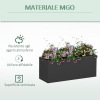 Kimmel Set di 12 vasi per Coltivazione con vaschetta antigoccia, Marrone, 9 cm