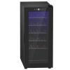 HOMCOM Wijnkoelkast, Stil, 5-18°C, Touchscreen, Verlichting, 34,5x45x78cm, Zwart
