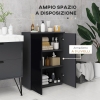 Mobile bagno con cassetto e chiusura ammortizzata Space 100. Materiale