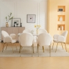 Set Di 6 Sedie Sala Da Pranzo Sedie Soggiorno Sedie In Velluto Sedia Imbottita Verde Scuro
