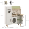 Cucina Giocattolo AIYAPLAY Con 92 Accessori – Suoni E Luci Realistici, Rubinetto Funzionante, Per Bambini 3-6 Anni, Verde