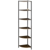Libreria A 3 Ripiani HOMCOM Con Ruote – Scaffale Metallico Bianco, Mobile E Versatile Per Camera, Soggiorno O Ufficio