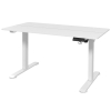 Vinsetto Bureau Debout Réglable en Hauteur 140 cm x 70 cm x 116 cm, Blanc