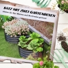 Outsunny Hochbeet 2er Set, Verzinkt – 100x60x30 Cm, Einfach Montiert Für Gemüse & Blumen
