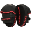 Muay Thai Boxe, Pad Mano Piedi Target Punching Karate Kicking Pads, Pao Kicking Curve Thai Training Shield (Rosso) (Nero Blu Muay Thai Boxe, Pad Mano Piedi Target Punching Karate Kicking Pads, Pao Kicking Curve Thai Training Shield (Rosso) (Nero Blu