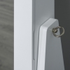 HOMCOM - Armoire à bijoux - MDF - 46x36.5x151.5cm - Blanc - Maison