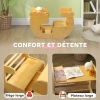 AIYAPLAY 3 En 1 Triangle Escalade Enfants, Rampe Double-Face Pour Grimper & Glisser - Parcours Motricité Bébé En Bois, Aire De Jeux Enfant Intérieur Pour 18 à 48 Mois, Charge Max. 50