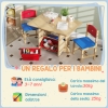 Set Tavolino E 2 Sedie Per Bambini 3-7 Anni - Con 4 Contenitori, In MDF E Legno, Motivo Stelle - Foto 8