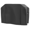 Copertura Impermeabile Per Barbecue Tondo 57 Cm – Tessuto Oxford Nero Con Cinghie, 70x70 Cm