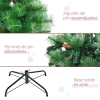 Sapin De Noël Artificiel HOMCOM 240 Cm - 1499 Branches Imitation Nordmann, Réaliste - 12