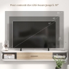 HOMCOM Meuble TV Meuble télé Bois Banc TV pour téléviseur jusqu'à 50 Pouces avec 2