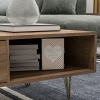 Tavolo consolle in legno massello di rovere con cassetto e ripiani portaoggetti, tavolo da ingresso sottile per piccoli spazi, 110 x 35 x 75 cm, ideale per corridoio e ingresso