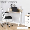 HOMCOM Writing Desk Computer Table Home Office PC Laptop Workstation ...