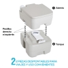 Inodoro Portátil Químico Adultos 20L Camper, Camping, Auto Caravana WC Vater Descarga Agua 13l Camry Gris Cr1035 89317477