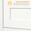 Meuble micro-ondes - HOMCOM - armoire pour cuisine avec 1 tiroir 2 portes rangement mobilier - MDF - 60x40x122,5cm - blanc - Maison