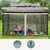 Zanzariere Per Gazebo Jianyana Zanzariera Per Gazebo, Per Protezione Completa Dagli Insetti, 2 Dimensioni 3 X 3 M E 3 X 3 M Zanzariera Per Esterno Facile Montaggio