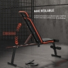 SPORTNOW Banc de musculation multifonction inclinable avec