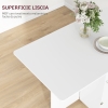 Tavolo da Muro con Piano Ribaltabile 100x60 cm Rovere Sonoma [en.casa