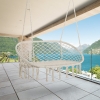 Amaca A Dondolo Per Giardino E Casa – 2 Posti In Cotone E Metallo, Design Comodo E Stile Elegante